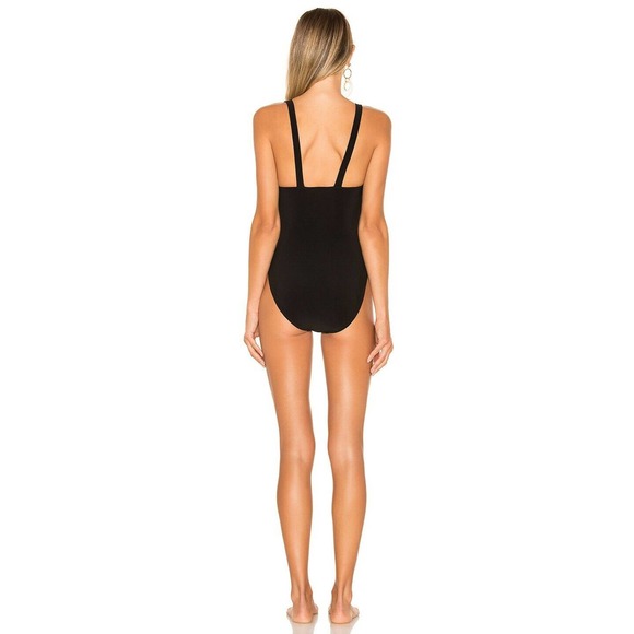 Norma Kamali Twist Mio One Piece in Black Size XS - Picture 2 of 4